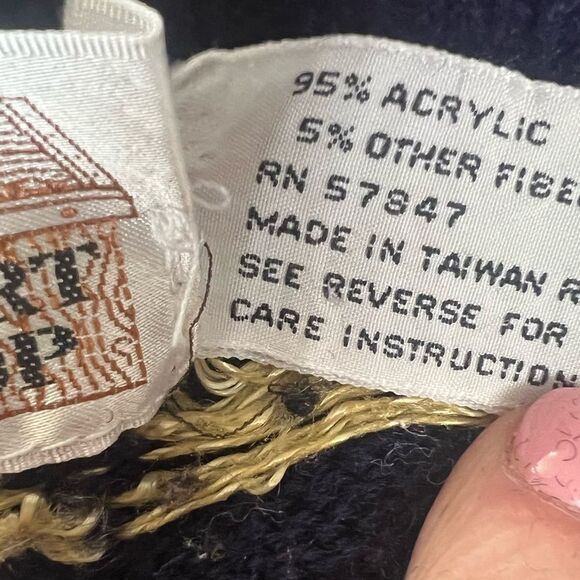 Vintage the import workshop bird graphic crewneck sweater #cute #quirky cabin - Picture 8 of 8